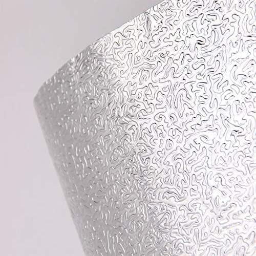 Nimbose® Backsplash Stickers For Kitchen Wall Kitchen Oil-Proof Aluminium Foil Stickers Self-Adhesive Wall Sticker Waterproof Anti-Mold Heat Resistant Kitchen Wallpaper Roll (3 meters x 60 cm, Silver) 3