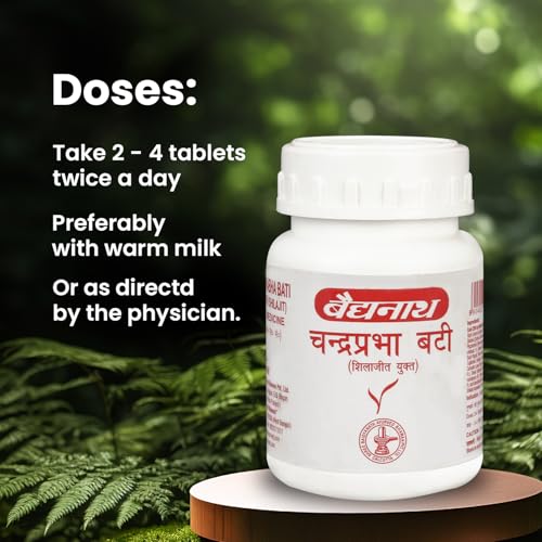 Baidyanath Chandraprabha Bati 80-Tab ( Pack Of 2) | Enriched With Shuddha Shilajit And 40 Others Ayurvedic Herbs| For Urinary Tract, In Painful Urination,General Debility, In... - Image 5