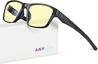 Vista 24 de ANYLUV Blue Light Blocking Glasses for Men Women Lightweight Computer Gaming Glasses Anti Eye Strain Rectangle Frame