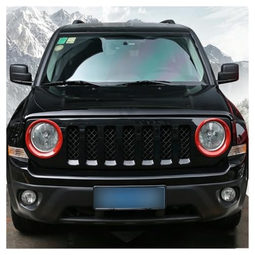 Rejilla de radiador Jeep Patriot 2011-2016: parrilla delantera cromada de carreras 7