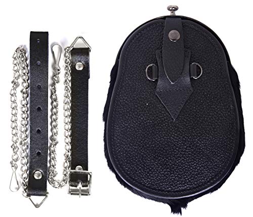 Scottish Hand Made Geuine Leather Full Dress Sporran for Kilts-Sporran for Men-Kilt Aceessory2