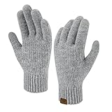 gant gris h2o Matériau adapté à la peau et chaud: ces gants pour les femmes sont fabriqués à 97% de polyester recyclé et à 3% de spandex, ce qui peut offrir efficacement une bonne expérience de port et de chaleur les jours froids. Les doigts (pouce et index) des gants pour femmes sont précisément cousus de matériaux conducteurs microfibres, ce qui améliore considérablement la sensibilité, et est compatible avec tous les dispositifs à écran tactile tels que les smartphones, les pads et les tablettes.