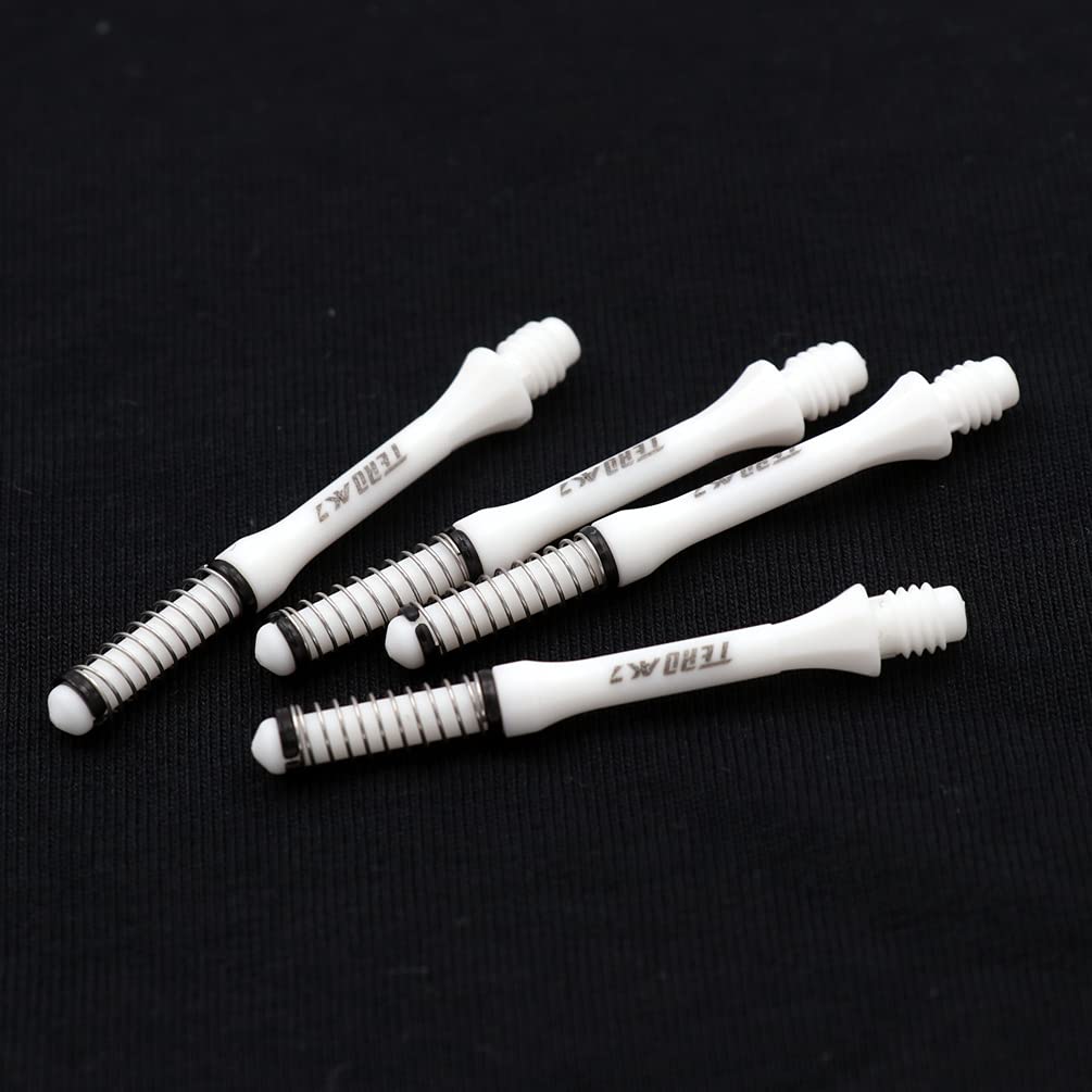 CUESOUL TERO AK7 Flechas de Dardos Telescopio de Resorte Incorporado para Flechas de Punta de Acero y Flechas de Punta Suave, Juego de 4 Piezas - 1