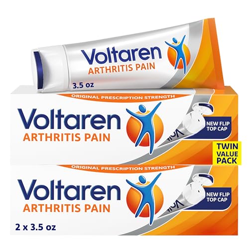 Voltaren Arthritis Pain Gel for Powerful Topical Arthritis Pain Relief - New Easy Open Cap - 100 g x 2