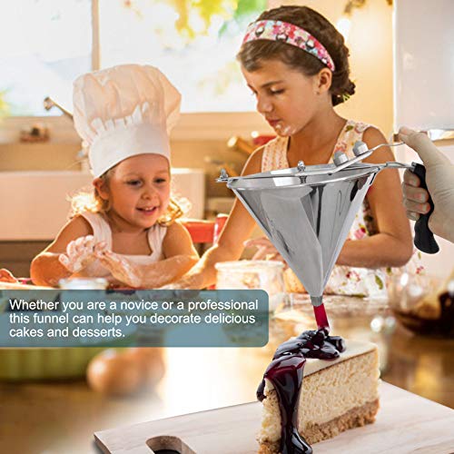 Imbuto per Pasticceria con Manico Nero 304