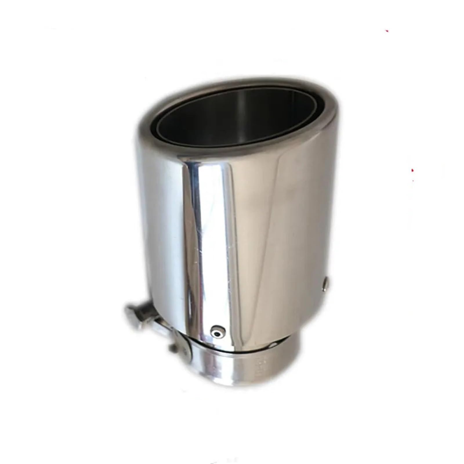 Rura wydechowa samochodu 304 Stal nierdzewna Uniwersalny układ wydechowy Końcówka rury wydechowej + wydechu samochodowego 1 sztuka(IN 57MM OUT 76MM)