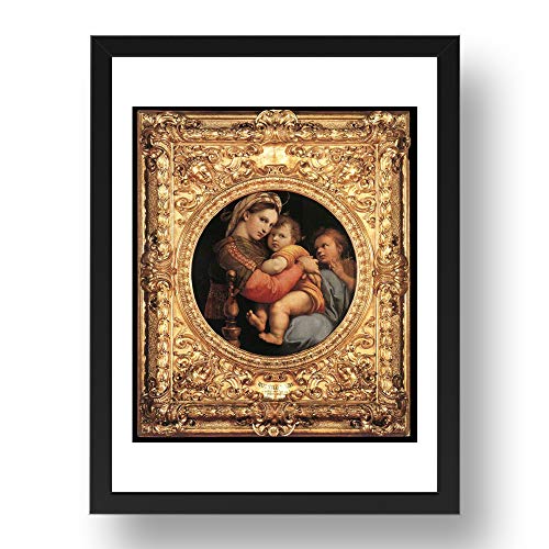 Pronta da appendere e da esporre con ganci integrati nella parte posteriore della cornice