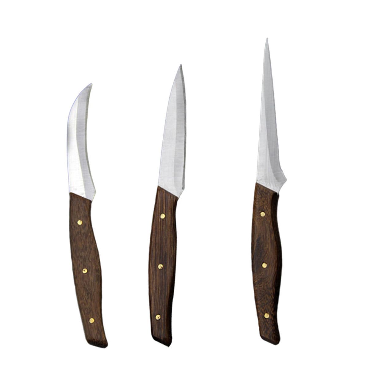 COLLBATH 1Set Kitchen Cutters Stainless Steel Fruit Carving Knives for Beautiful Fruit Platters Easy to Clean for Home and Restaurant Use