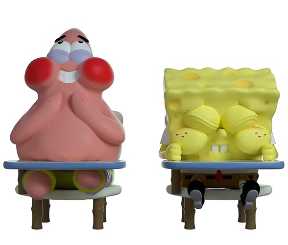 Youtooz Whats Funnier Than 24, 4" inch Vinyl Figure, Collectible Spongebob and Patrick from Funny Internet Meme What's Funnier Than 24 Spongebob Squarepants Collection