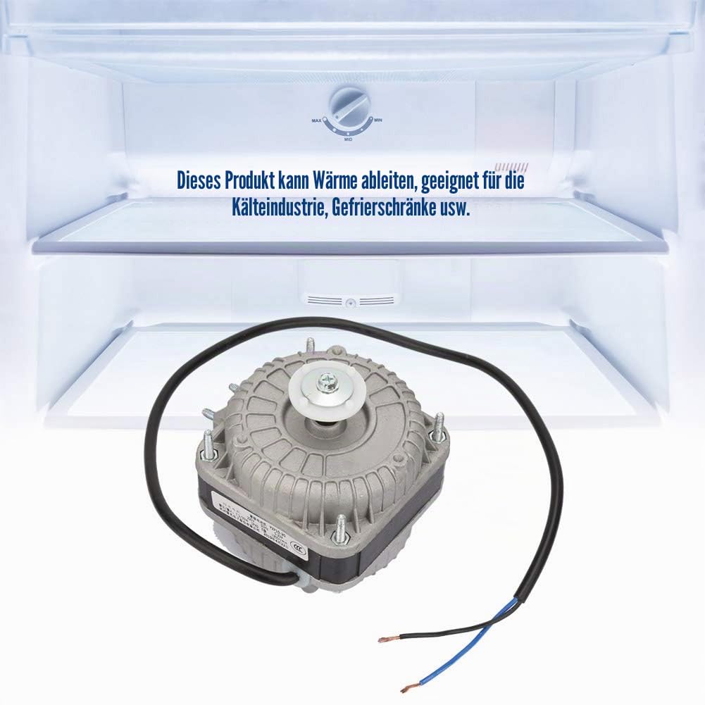 YZF10-20 Kondensatormotor, 33W 0.22A 220VKondensatorlüfter Motor High Speed Low Current 500Air Volumen für Kühlschrank Industrie Gefrierschrank