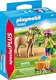 playmobil ponyhof 5222 Kind mit Pony und viel Zubehör zum schmücken