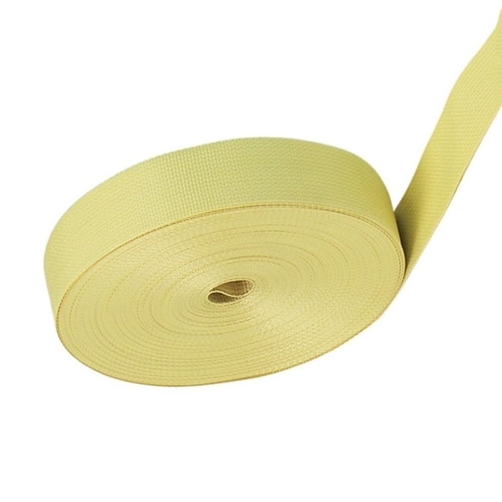 Cinta de aramida de 5 m, resistente a altas temperaturas y a la abrasión, for aplicaciones industriales.(100mm x 1mm)