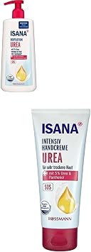 ISANA  re  eren V cut Losyonu ve El Kremi Seti, %5  re,  ok Kuru Cilt