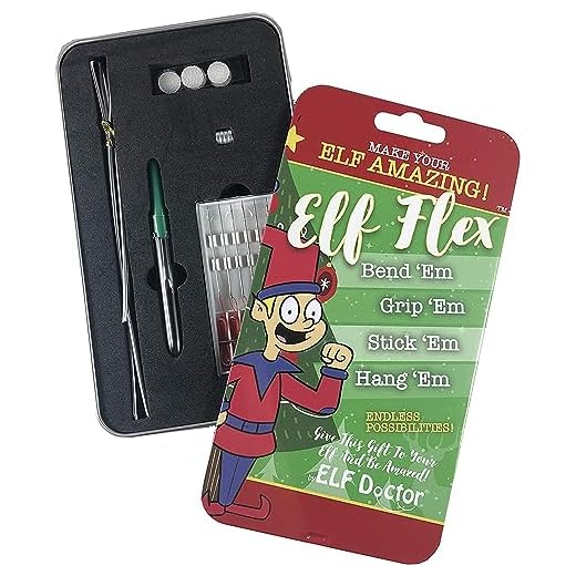 ELF Flex Elf Upgrade Kit: Make Your Elf Amazing! This Kit Will Make Your Elf Flexible and Bendable! You Will Be Able to Bend Em Grip Em Stick Em Hang Em Elf Accessories