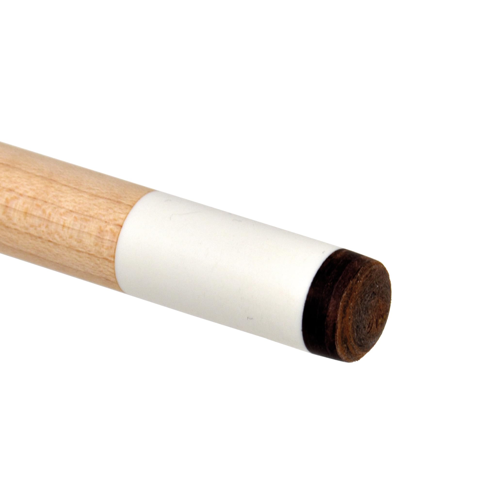 Winsport Billard Queue Eight-Ball 13 mm Profi-Klebleder, honigbraun gebeizt mit schönem 8-Ball Motiv, Ahornholz Pool Cue mit Nylon-Griffband, 147 cm, 2-TLG.