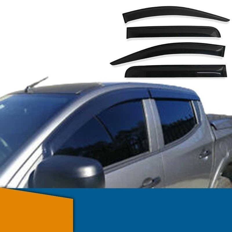 Déflecteurs de vitres haut de gamme pour Mitsubishi L200 Triton - 5