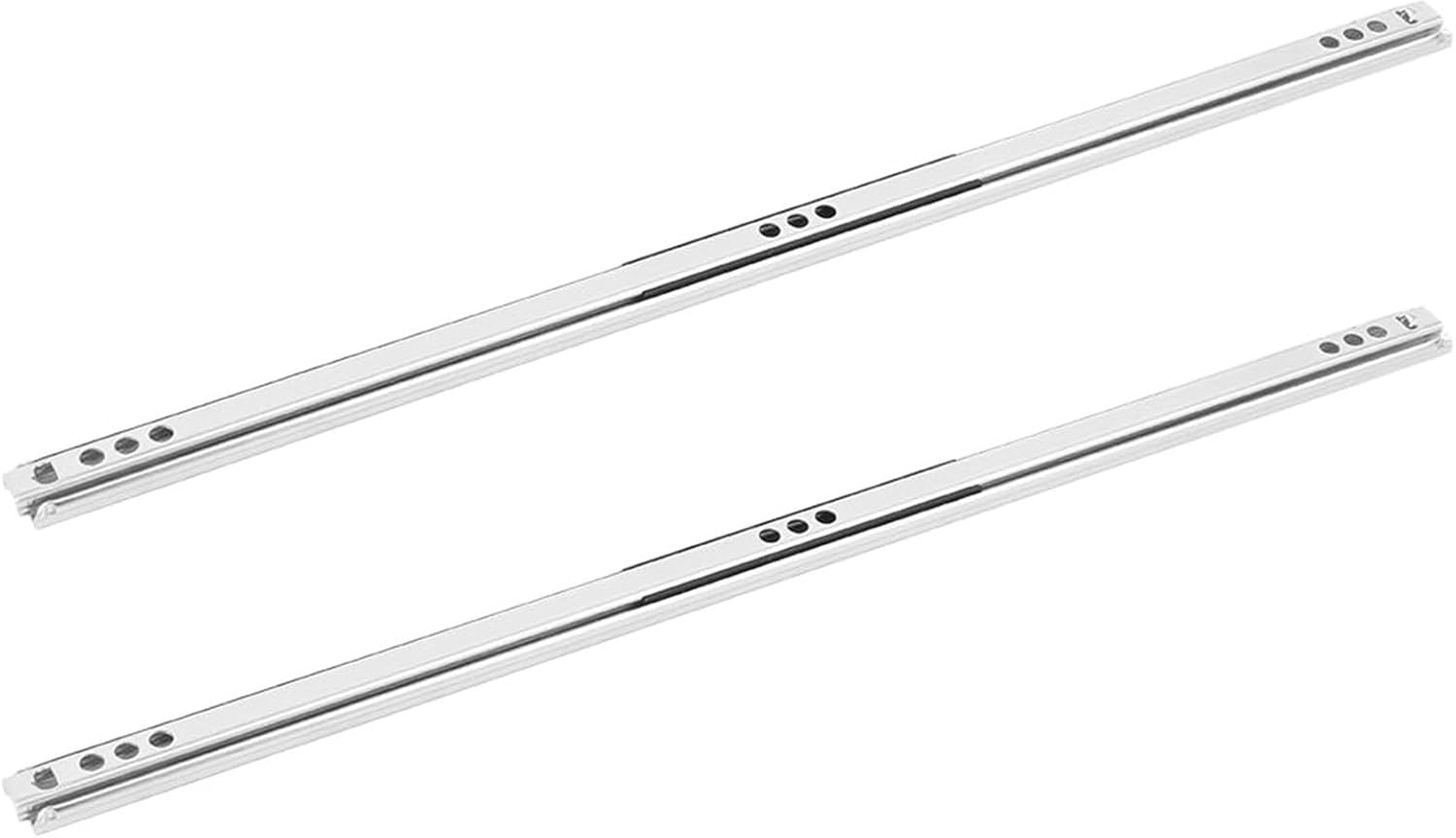 Heavy Duty Drawer Slides 2pcs 400mm Bi-Directional Drawer Slides 17mm Wide Steel Ball Laboratory Equipment