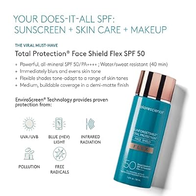 Colorescience Total Protection Face Shield Flex SPF 50, 1.8 fl. oz.