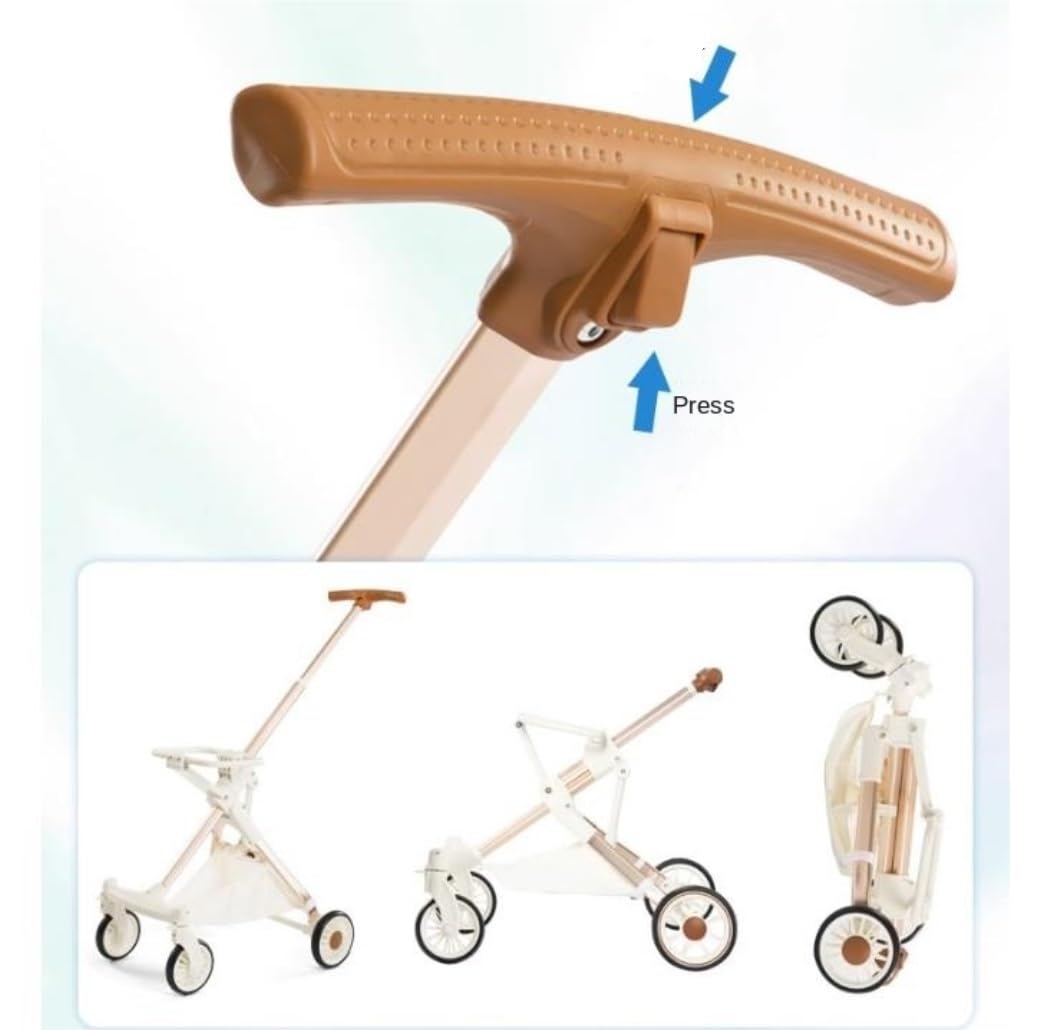 Passeggino da Viaggio Passeggino Pieghevole per Animali Domestici per Cani 3 in 1 Carrello per con Cestino Portaoggetti per E Gatti per Una Facile Entrata E Scesa(Dark Gray)