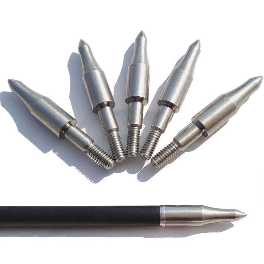 12 Pointes De Flèche SHARROW – 100/125/150 Grains, Acier Inoxydable, Pour Flèches Carbone ID 6,2mm