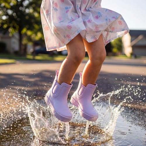 Image of Motasha Chelsea Rain Boots for Girls Boys Waterproof Toddler to Big Kids