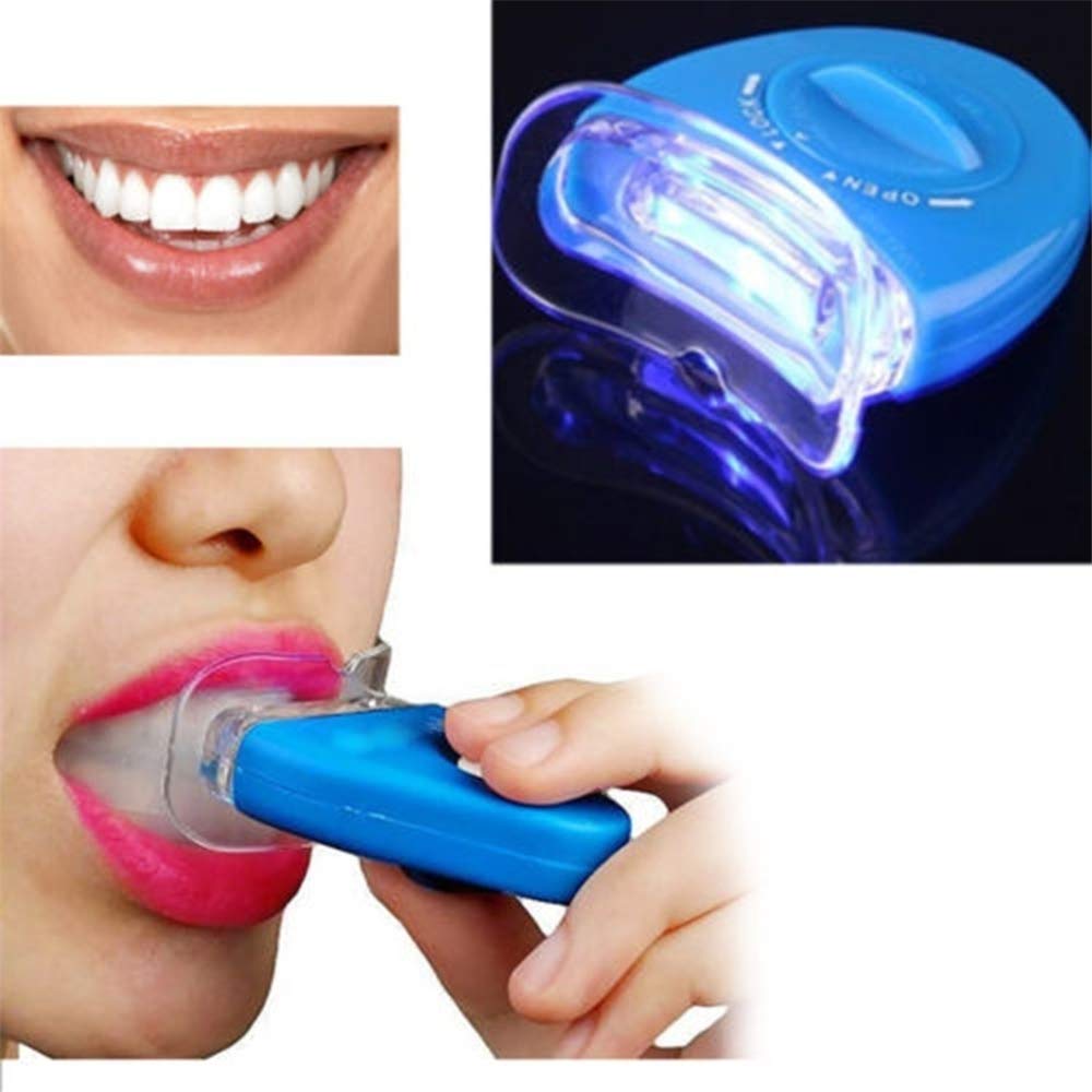Newooh Teeth Whitening Kit - LED Blue Light - Whiten Gels - Removes Stains - Oral Care Dental Care - Best Gifts for Women Men