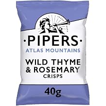 Pipers Atlas Mountains Wild Thyme & Rosemary Crisps Sharing Bag 150g