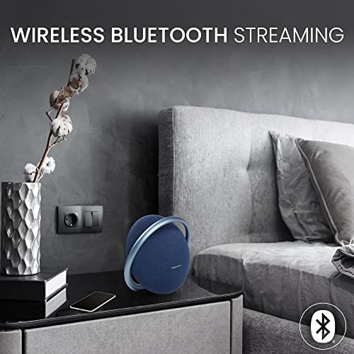 Image of Harman Kardon Onyx Studio 7, Portable Wireless Bluetooth Speaker, Award Winning Elegant Design (Blue)