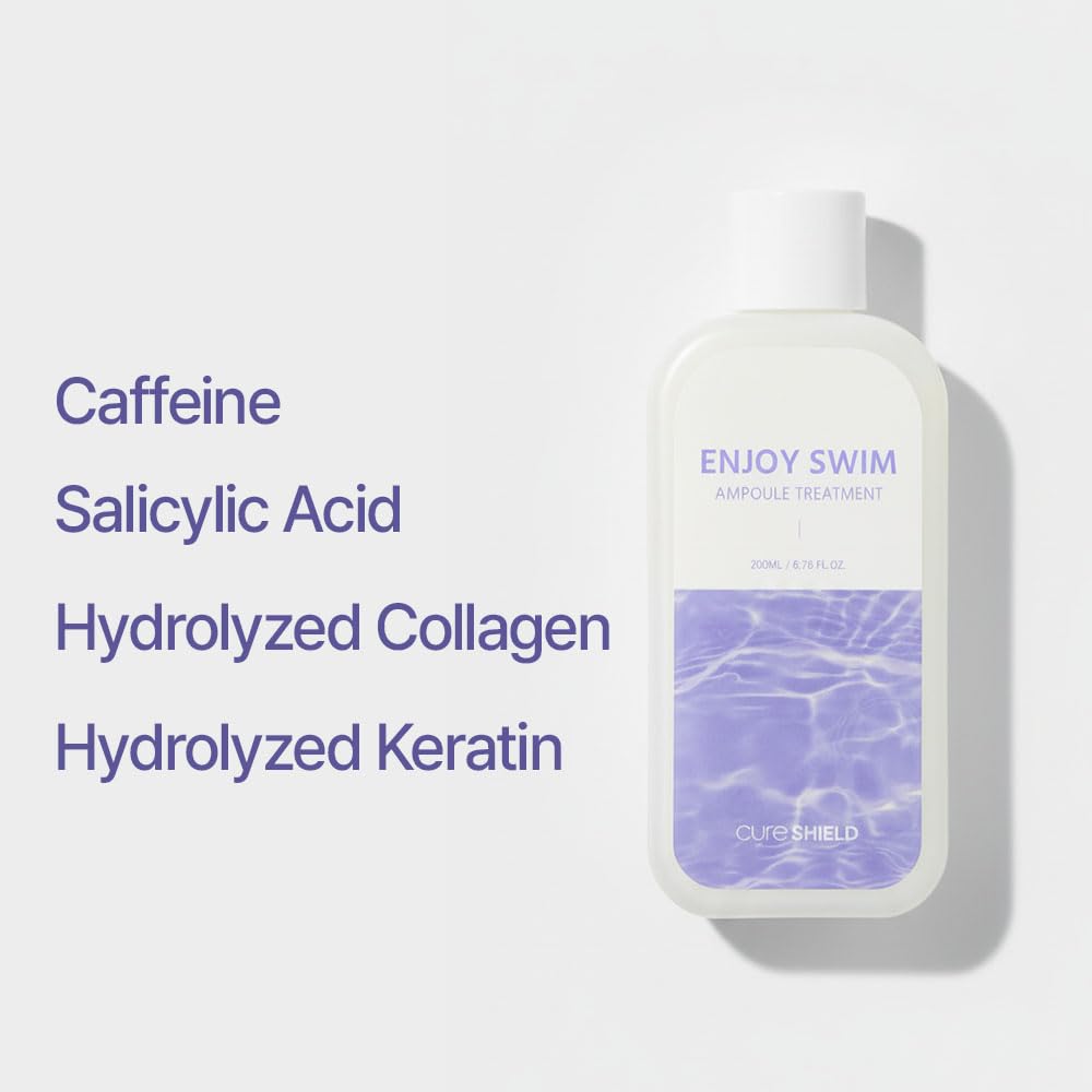 Enjoy Swim Conditioner, Hard Water Hair Treatments, Chlorine Removal, Bromine, Keratin Formula, Detangling, 6.78 Ounce, 200ml - Image 5