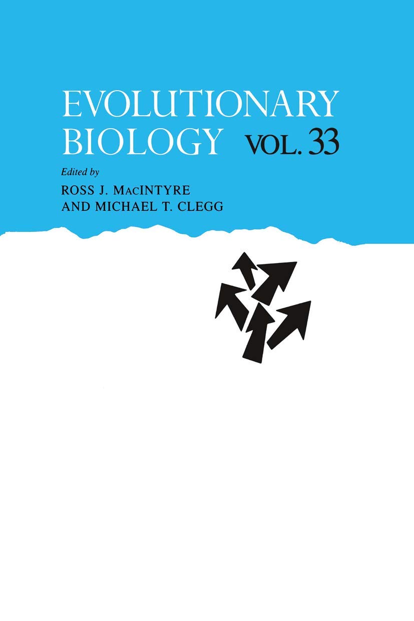 Buy Evolutionary Biology: 33 — BookShops.in