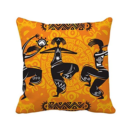 Coussin mexicain flûte 40x40 cm pour déco salon exotique - 2