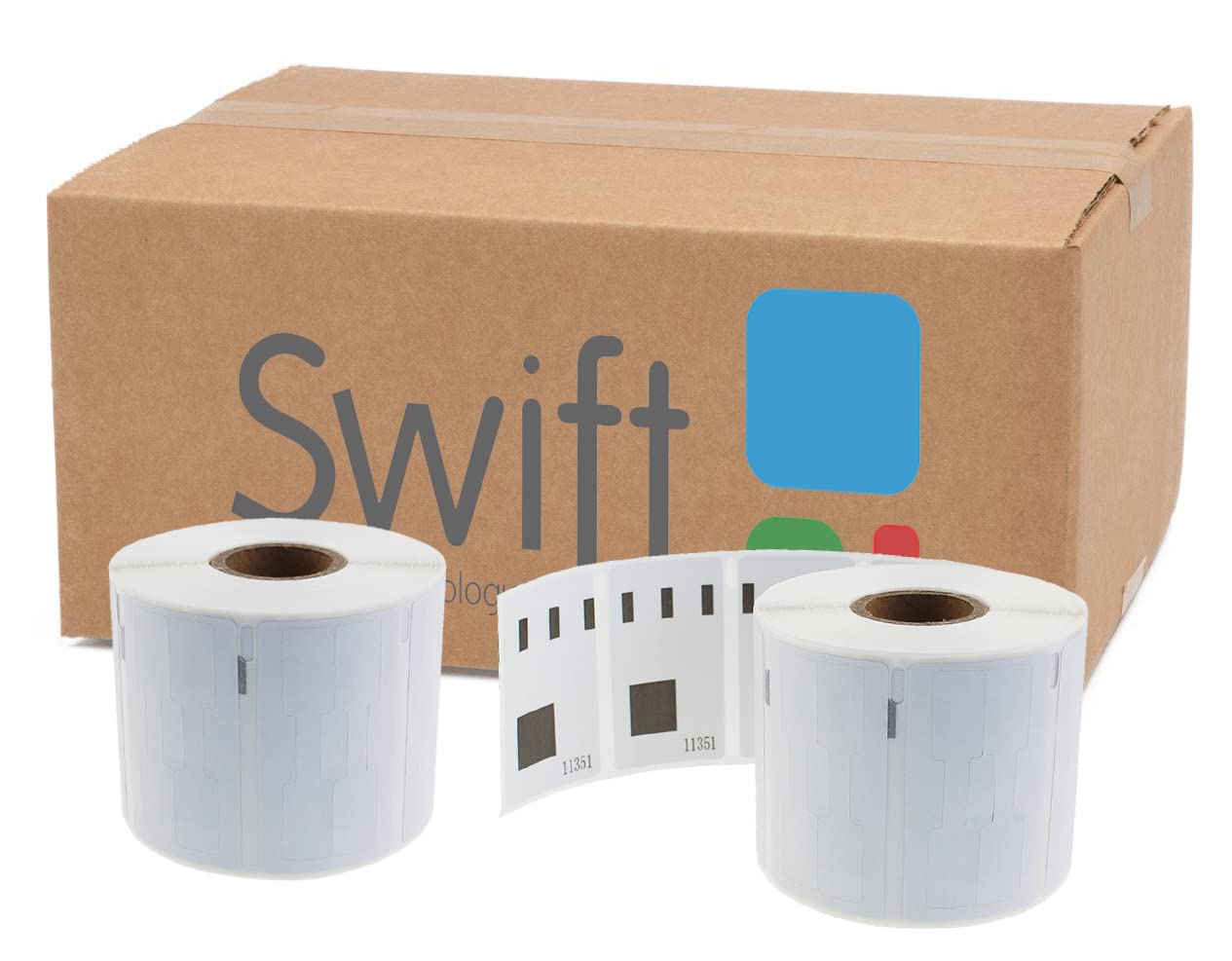 Compatible with Dymo 11351 Thermal White Address Labels for LabelWriter 4XL 450 400 330 320 310 Twin Turbo Duo Seiko SLP 450 430 420 400 240 220 200 120 100 Pro Plus (Pack of 10)