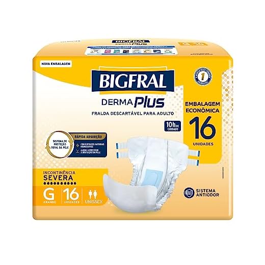 Fralda Bigfral Derma Plus, Bigfral, Grande