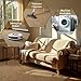 Softlife 4x6 Faux Jute Area Rug, Washable Rugs for Entryway Modern Farmhouse Non-Slip Accent Rug Floor Carpet for Dining Room Living Room Bedroom Kitchen Entryway, Brown