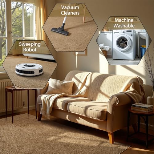 Tapete decorativo Softlife 2x3 ft marrón miniatura 5