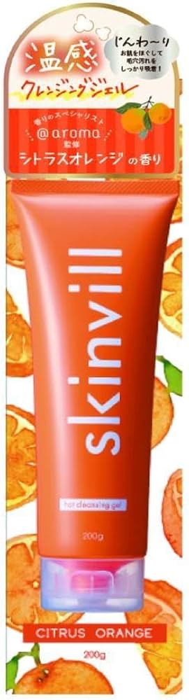 スキンビル ホットクレンジングジェル 5本セットシトラスオレンジ クレンジング Amazon | skinviLL（スキンビル）ホットクレンジングジェル シトラス