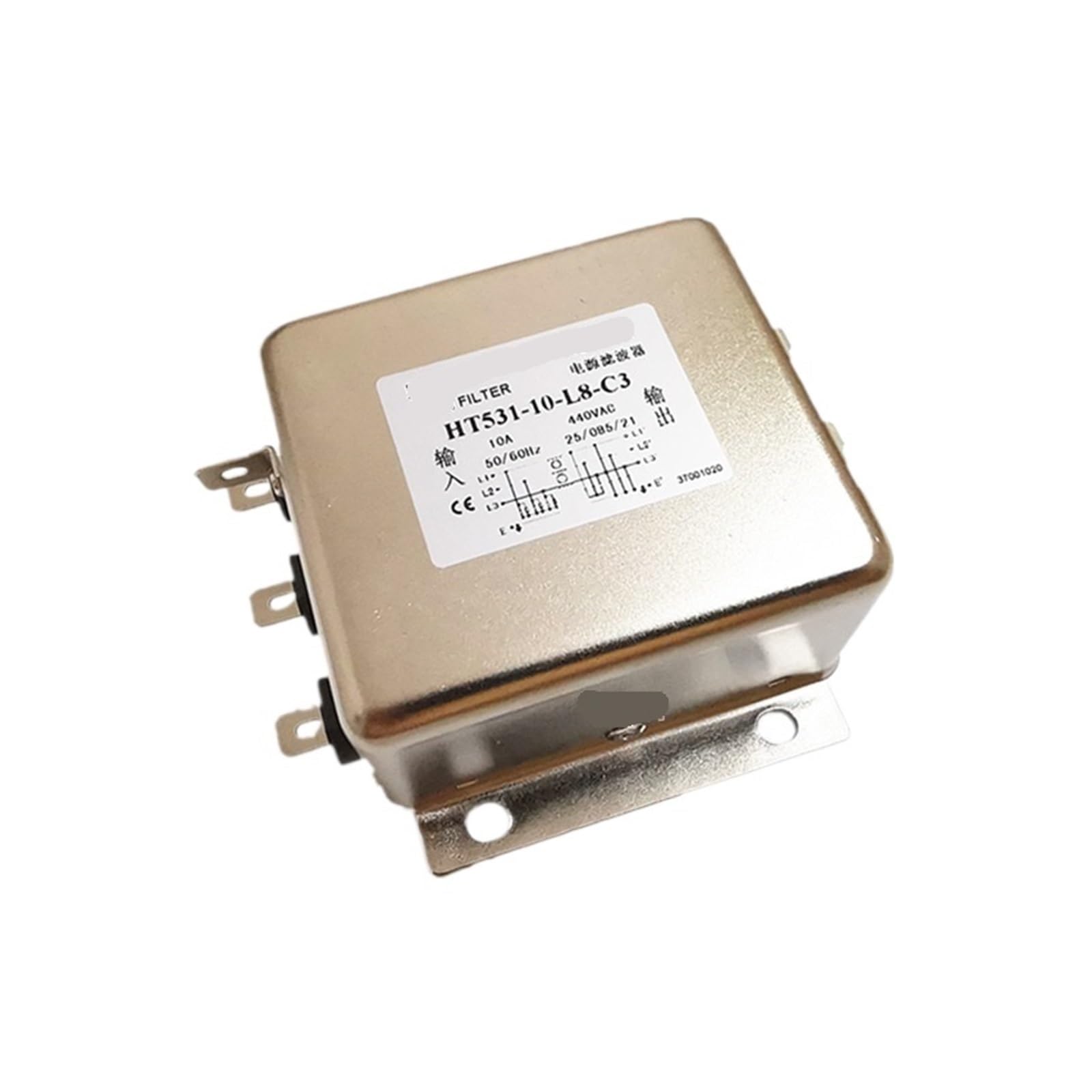 Filtre triphasé HT531-10-L8-C3 éliminateur de parasites pour onduleur 380V