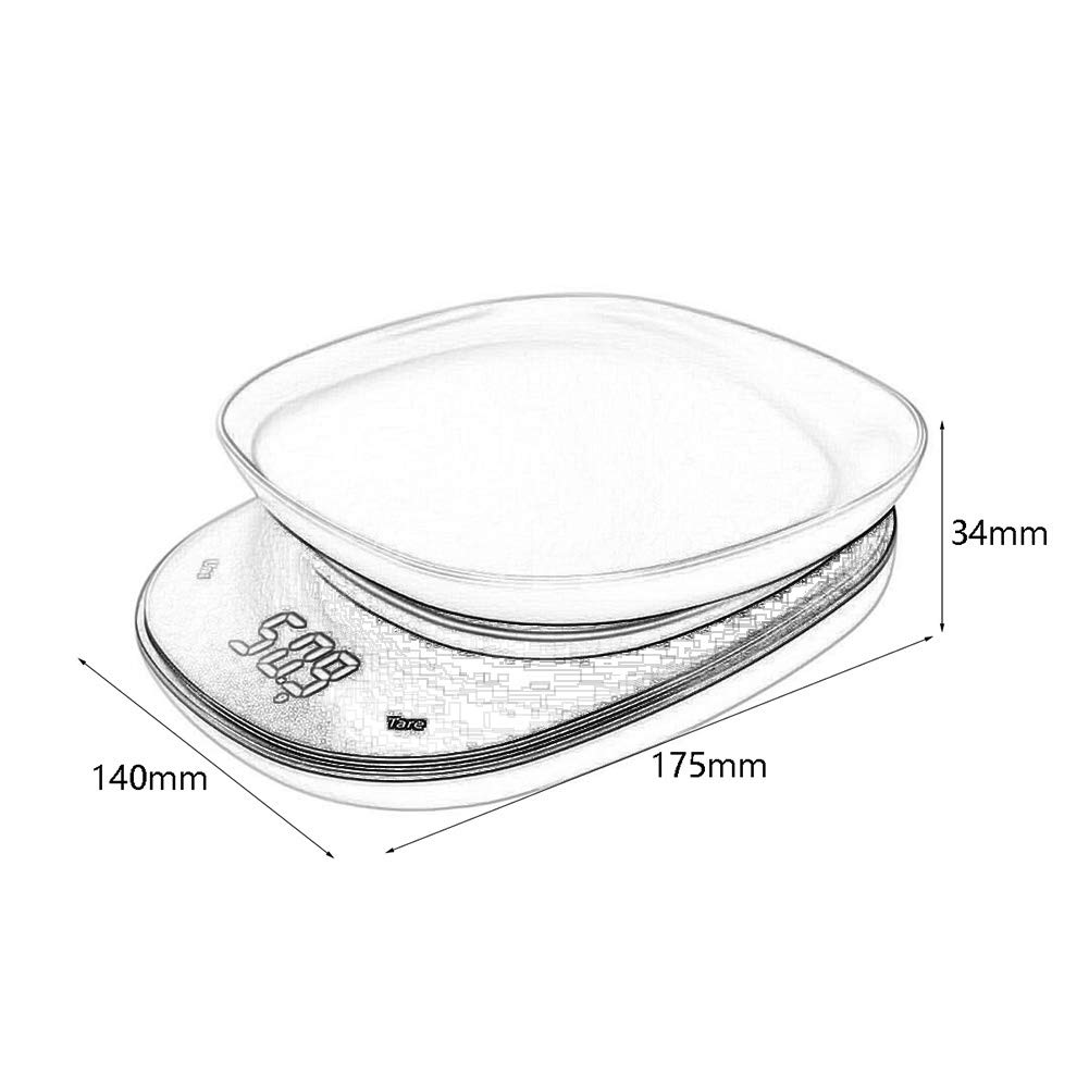 Báscula de Cocina Digital, báscula de precisión para repostería doméstica, báscula de pesaje de Alta precisión