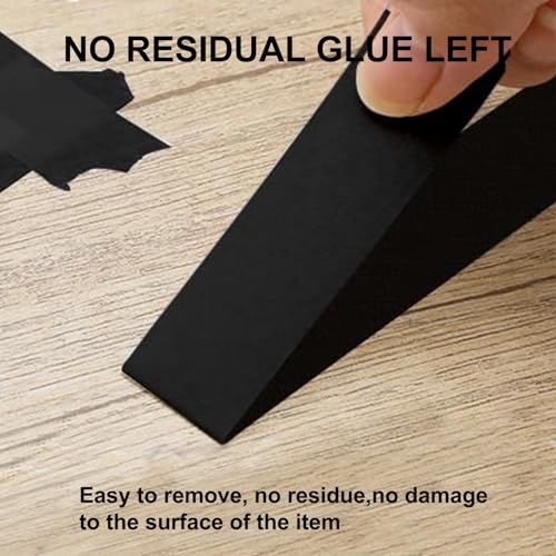Image of Painters Tape, 1 inch x 55 Yards x 4 Rolls Black Painters Masking Tape for Indoor and Outdoor Use, Medium Adhesive Paint Tape for DIY Crafts, Arts, Painting, Easy Removal (Black)