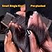BEEOS 2x6 SKINLIKE Real HD Lace Closure, Straight Human Hair Bleached Knot Pre-Plucked 0.10mm Ultra-thin Invisible HD Lace Closure 14 Inch