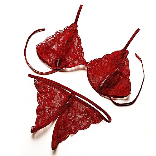 Image of Special Design Babydoll Bikini Set| Non-Padded Bra & Panty|Nightwear /Hot & Elegant for Couples Honeymoon /First Night /Anniversary for Women