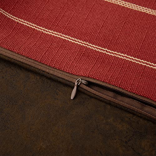 Image of H HIEND ACCENTS Paseo Road Calhoun 5 Piece Queen Striped Comforter Set