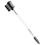 3 Head Eyebrow Eyelash Shaper Eyelash Comb Double Head Brush Makeup Grooming Tool cosmetic with 3 Different Spoolie Brushes for Separating Lashes, Eliminating Mascara Clumps, Grooming and Shaping Brow