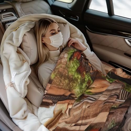 Couverture flanelle lavable finis les frissons sur le lit ou canapé - 8