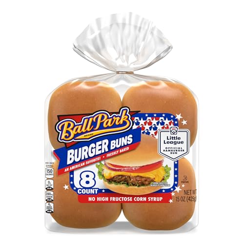 Ball Park 261-01-0110 White Burger Buns, 8 Count, (1.88 Oz Each), Hamburger Buns thumb #9