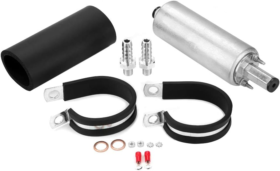 Bomba Walbro - Fuel Pump GSL392 Car Vehicle Inline External Fuel Pump GCL611-2 Metal Automobile High Pressure Fuel Pump Universal 255 LPH