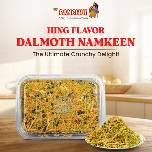 Image of PANCHI KA PETHA AUR DALMUT Hing Flavor Dalmoth Namkeen (400g), Agra's Original Crunchy & Spicy, Authentic Indian Snack with Asafoetida Flavor Fresh & Tasty & Perfect For Tea Time Snack & Travel
