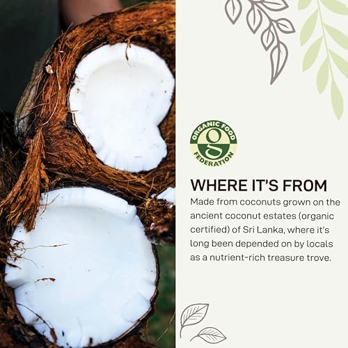 Nutricraft Pure Organic Mct Oil - 1L, Organic Certified Coconuts, Keto-Friendly, Versatile Supplement, Improve Overall Health, Sustainably Sourced, No Preservatives - 4