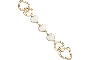 Anbys 2Pcs Bag Strap Extender with Heart-Shaped Charm