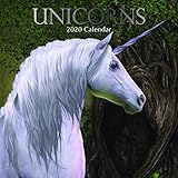2020 Wall Calendar - Unicorns, 12 x 12 Inch Monthly View, 16-Month, Includes 180 Reminder Stickers